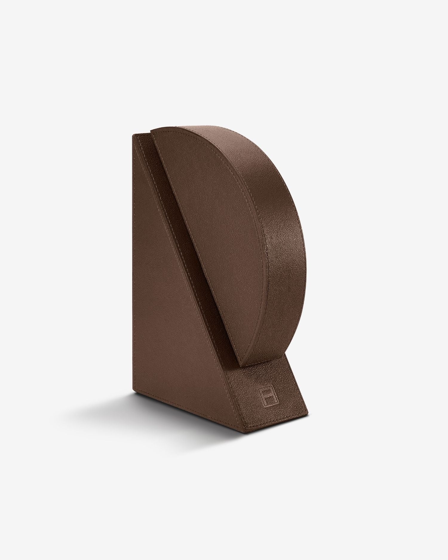 Right Cubist Bookend - Brown - Image 3