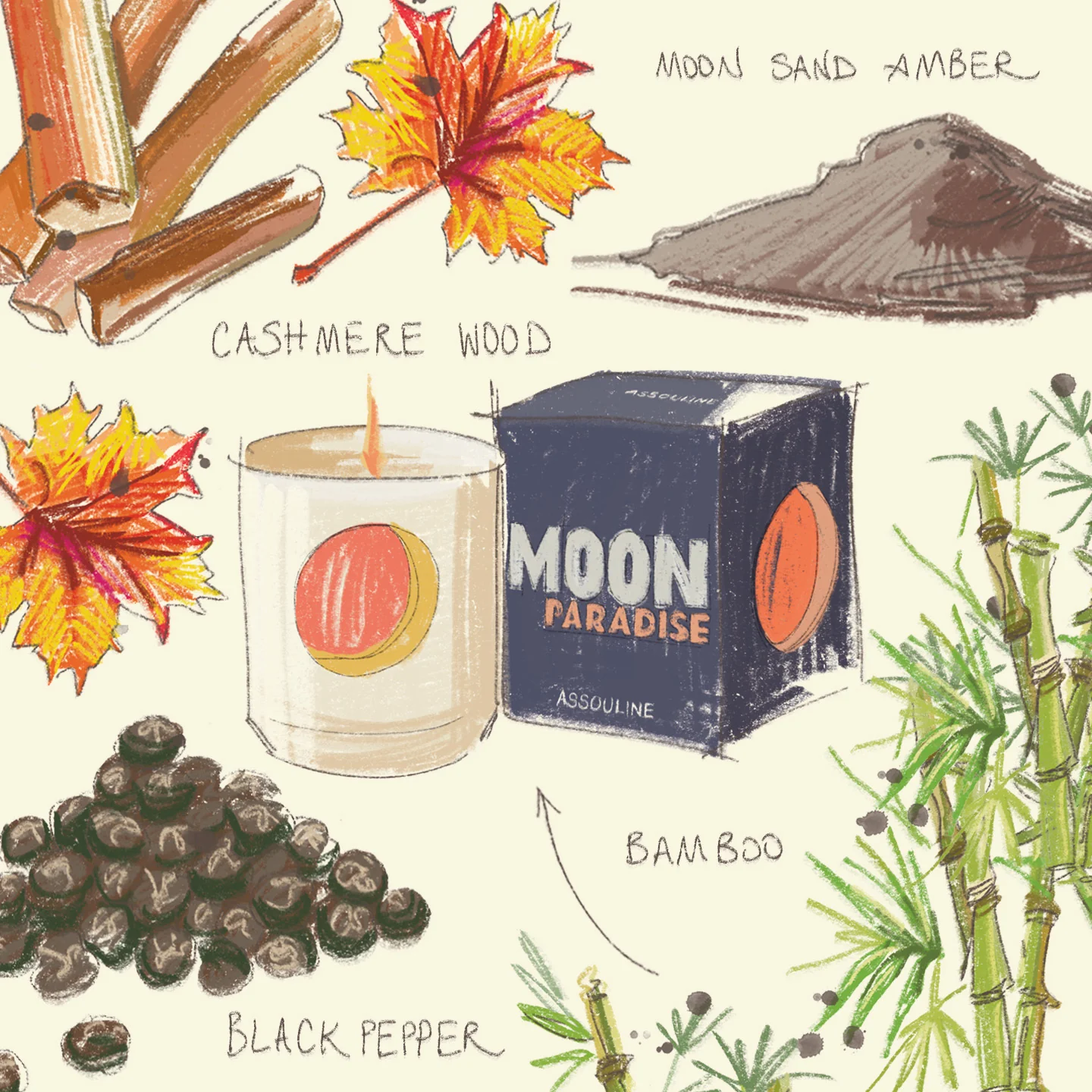 Moon Paradise - Travel From Home Candle - Image 3