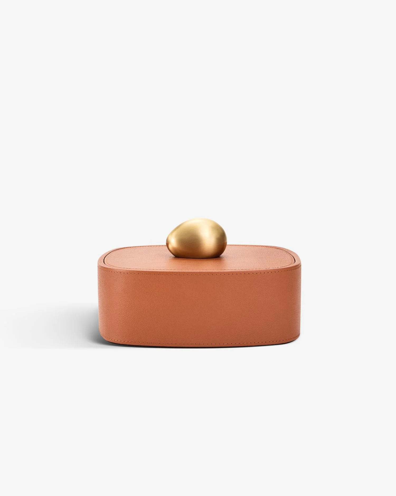 Pebble Trinket Box - Camel