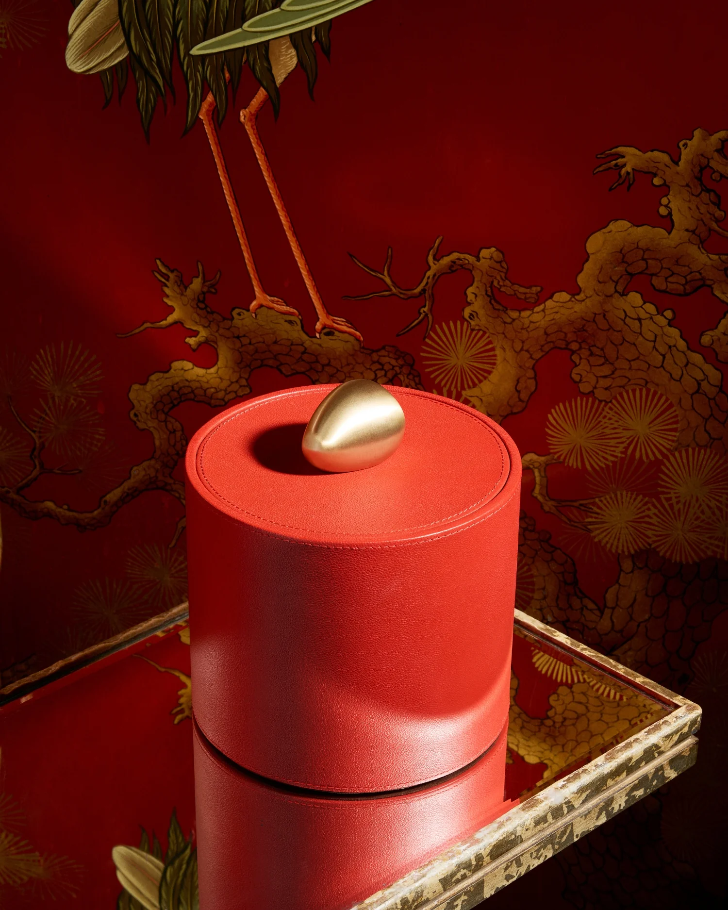 Pebble Trinket Box - Red - Image 2